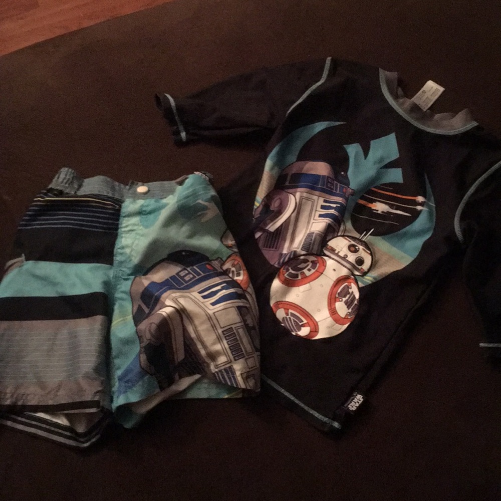 Star Wars boys swim suit